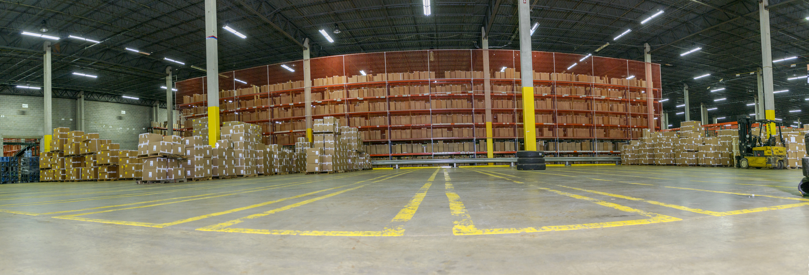 DMG warehouse floor